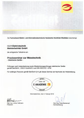 Praxisseminar zur Messtechnik